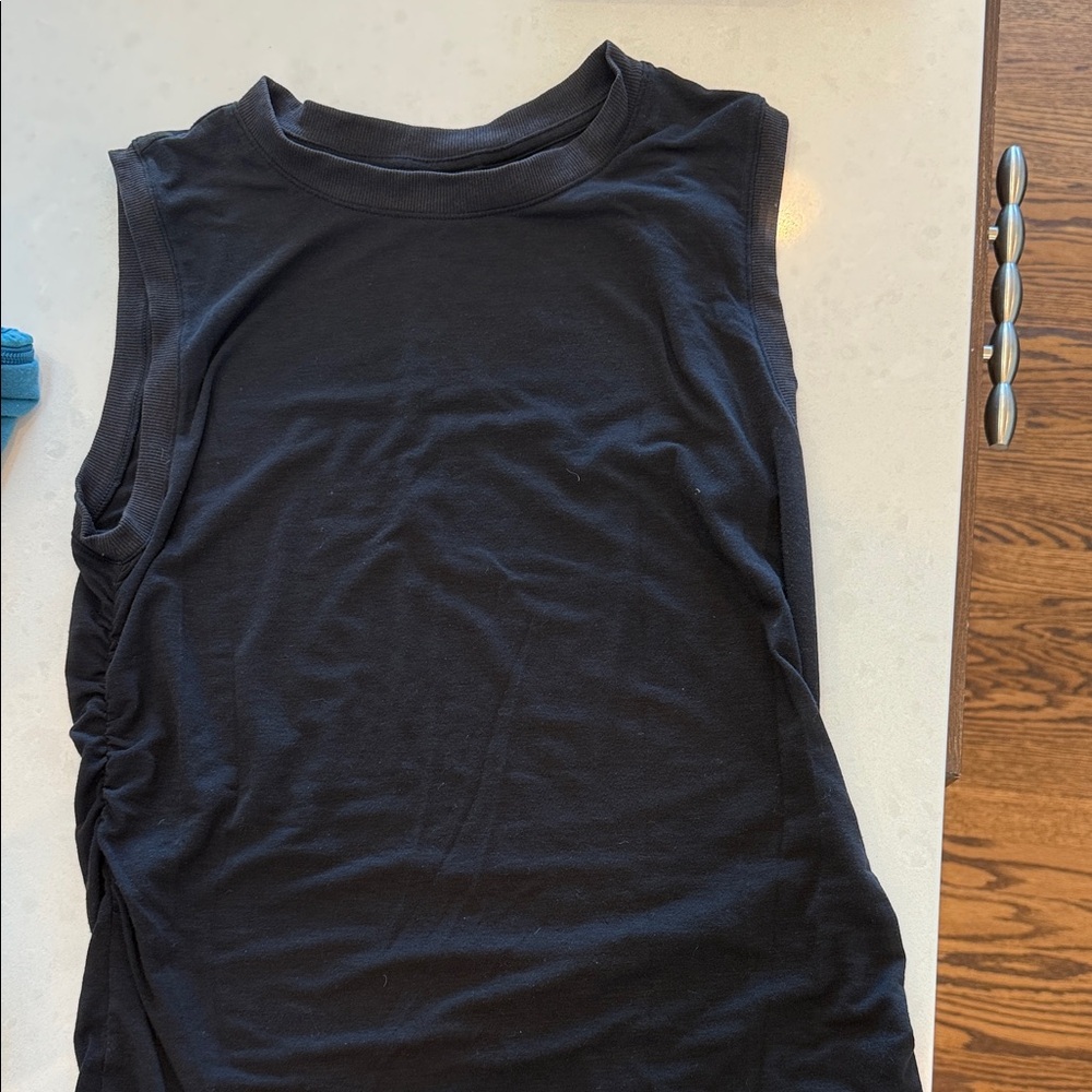Zella Charcoal Gray Crew Neck Top